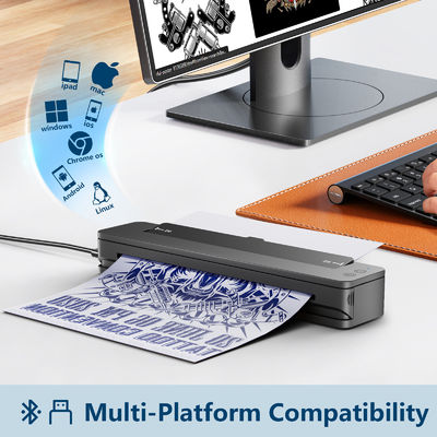 Αγορά CNC T106 P8011 Μηχανή γραμματοσειράς για τατουάζ P8008 Αναβάθμιση Καλύτερος θερμικός εκτυπωτής τατουάζ ηλεκτρονική κατασκευή