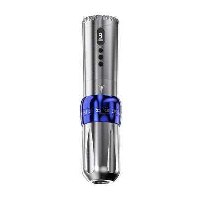P6 Pro CNC μηχανή τατουάζ ασύρματη περιστρεφόμενη πένα τατουάζ ρυθμιζόμενη 2 μπαταρίες